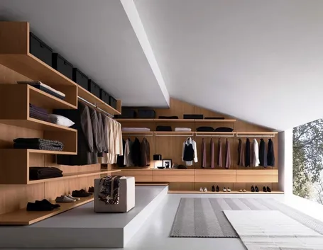 cabina armadio per mansarda