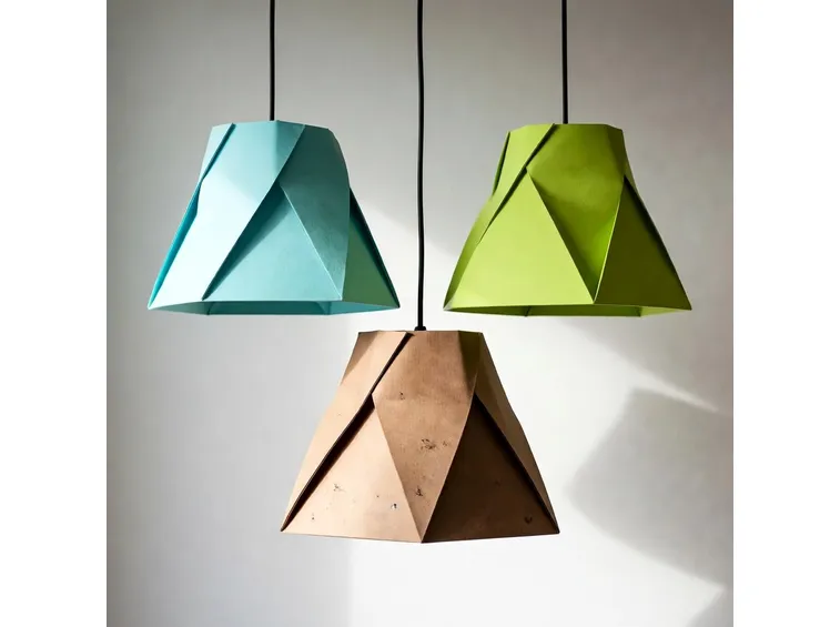 lampada in carta fai da te