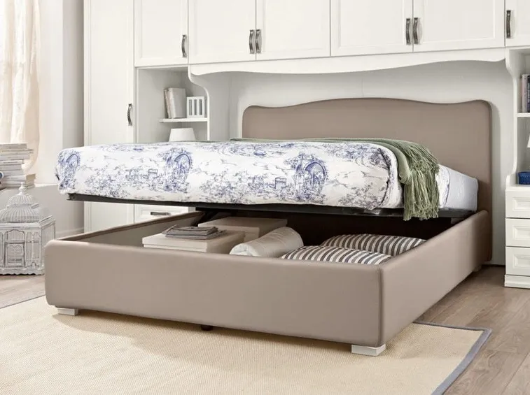 esempio di letto con contenitore matrimoniale