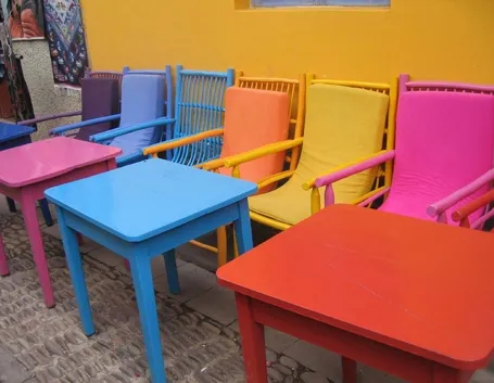 Sedie colorate