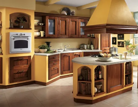 cucina Amelie Scavolini con cappa imponente
