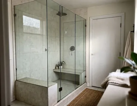Bagno con doccia