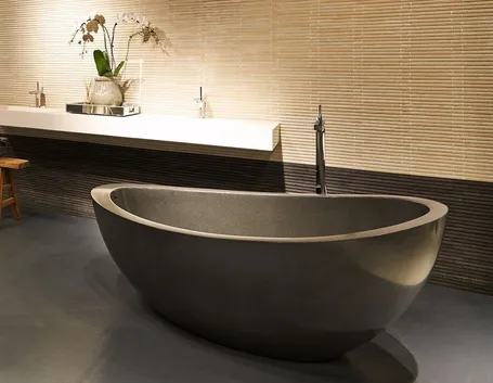 vasca da bagno in pietra