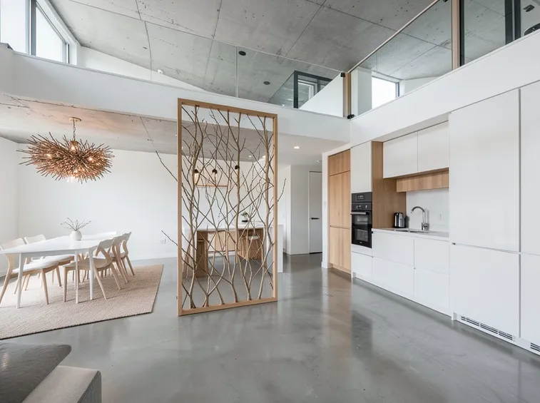 cucina open space moderna