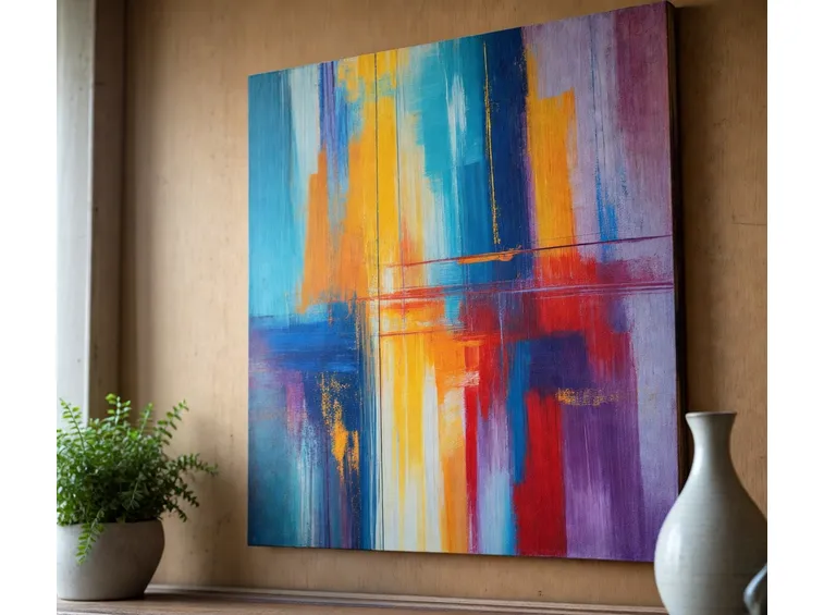 quadro astratto colorato