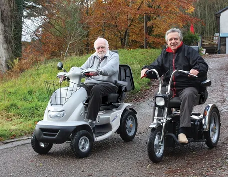 Scooter per disabili a 3 e 4 ruote