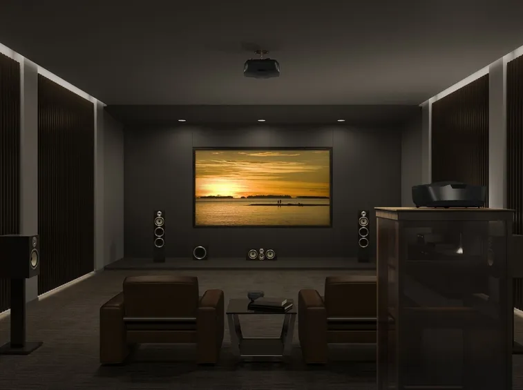 video proiettore a soffitto