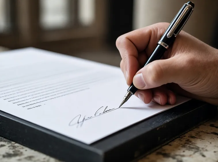 firma contratto