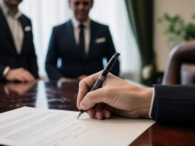 Firma del rogito dal notaio