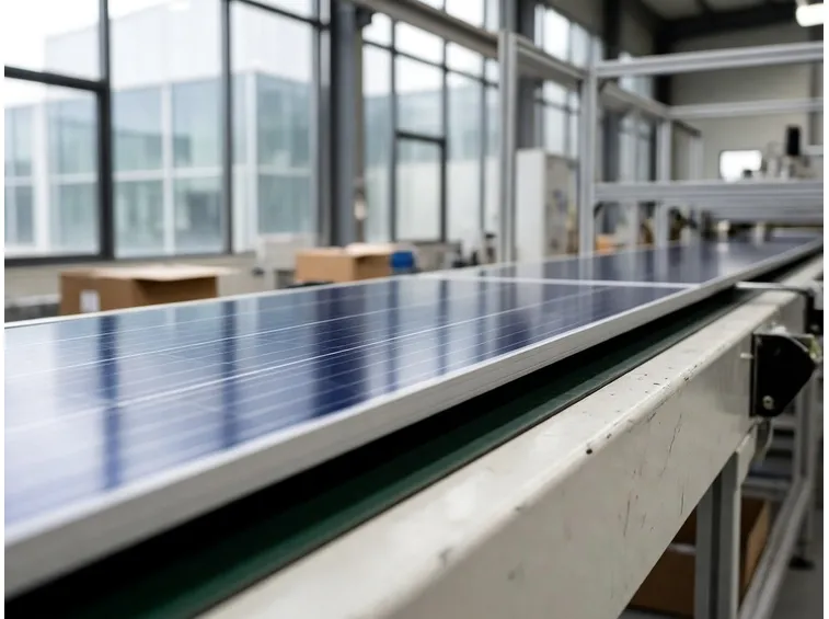 produzione dei pannelli fotovoltaici