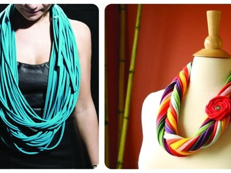 collana con t-shirt