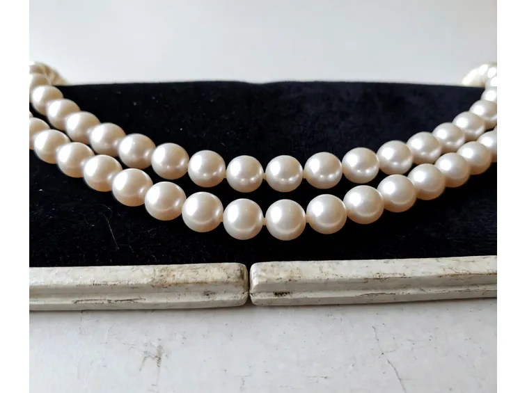 Collana di perle con due giri
