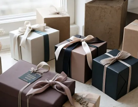 coccarde per pacchi regalo