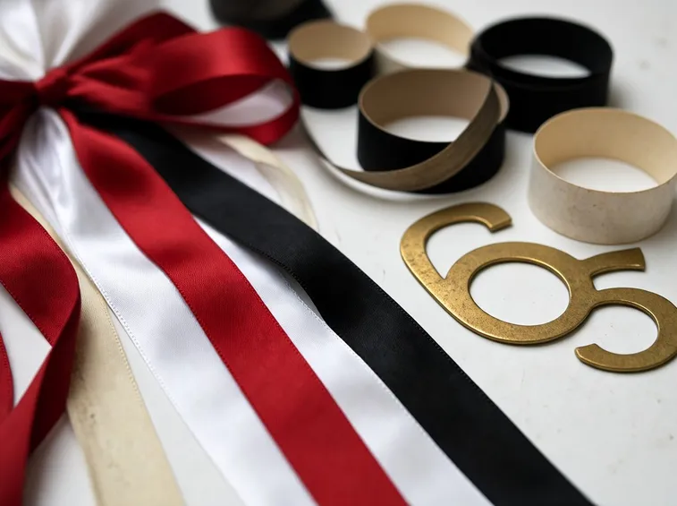 materiale per creare coccarda