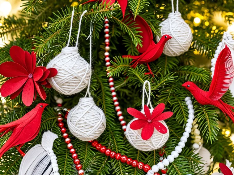 palline di natale spago