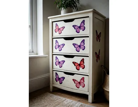 decoupage su scarpiera