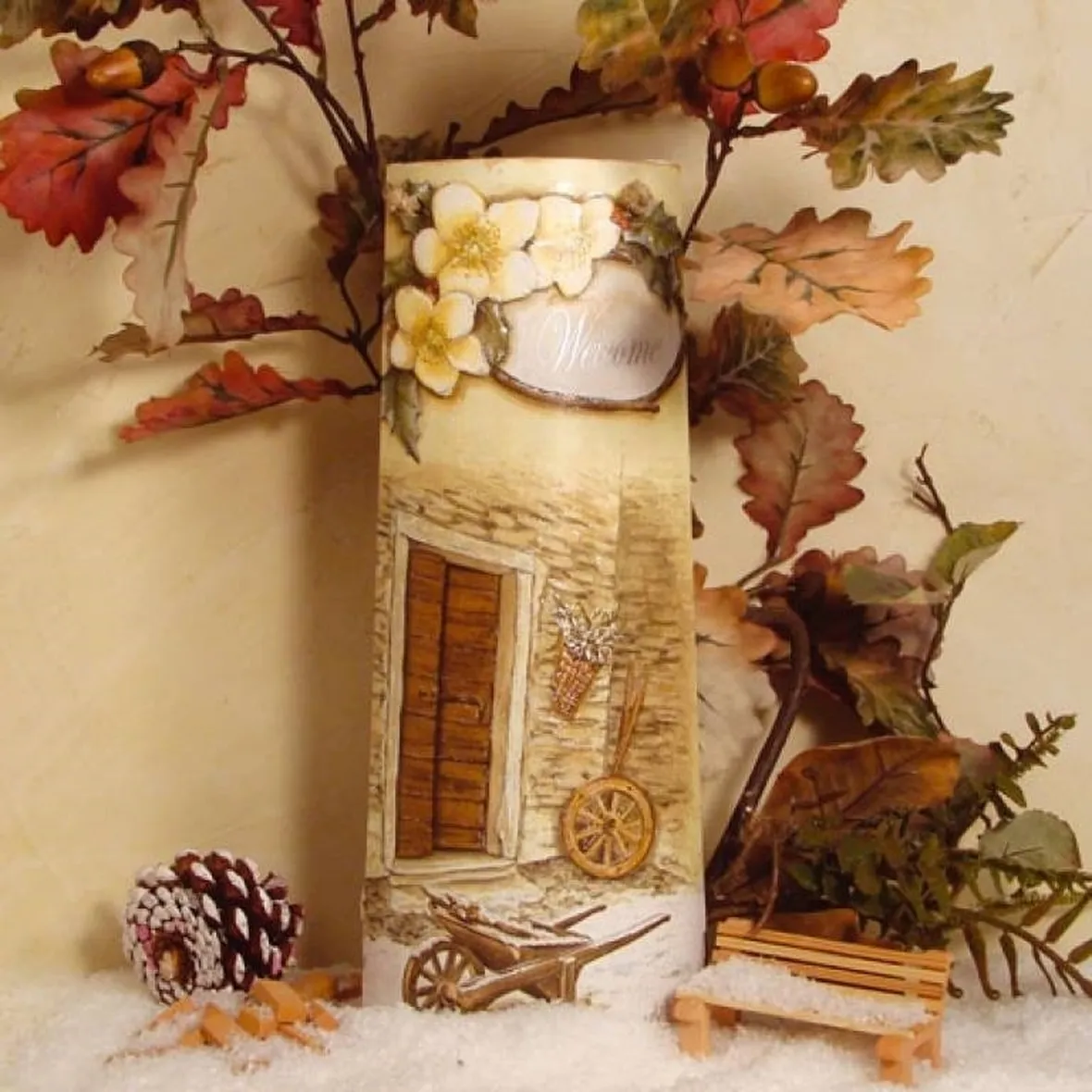 tegole decoupage