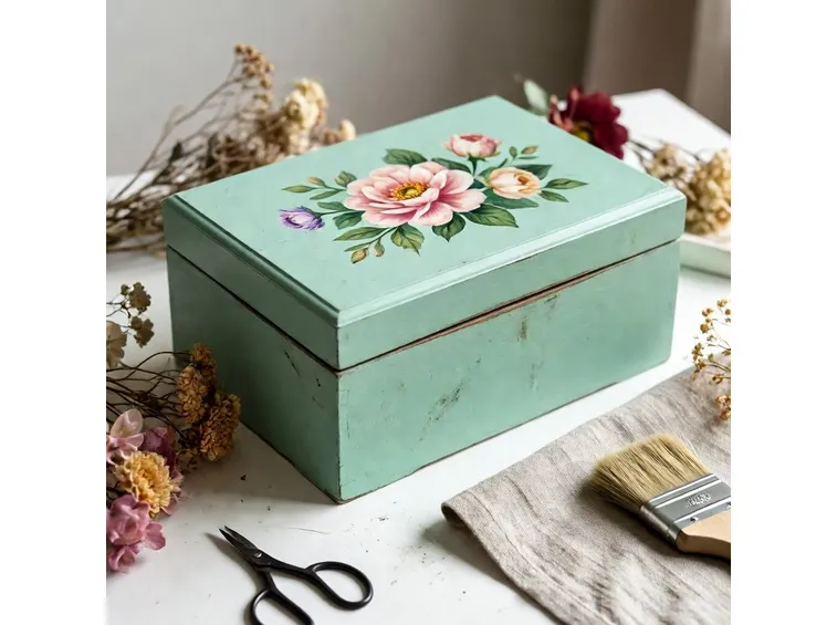fare decoupage su legno