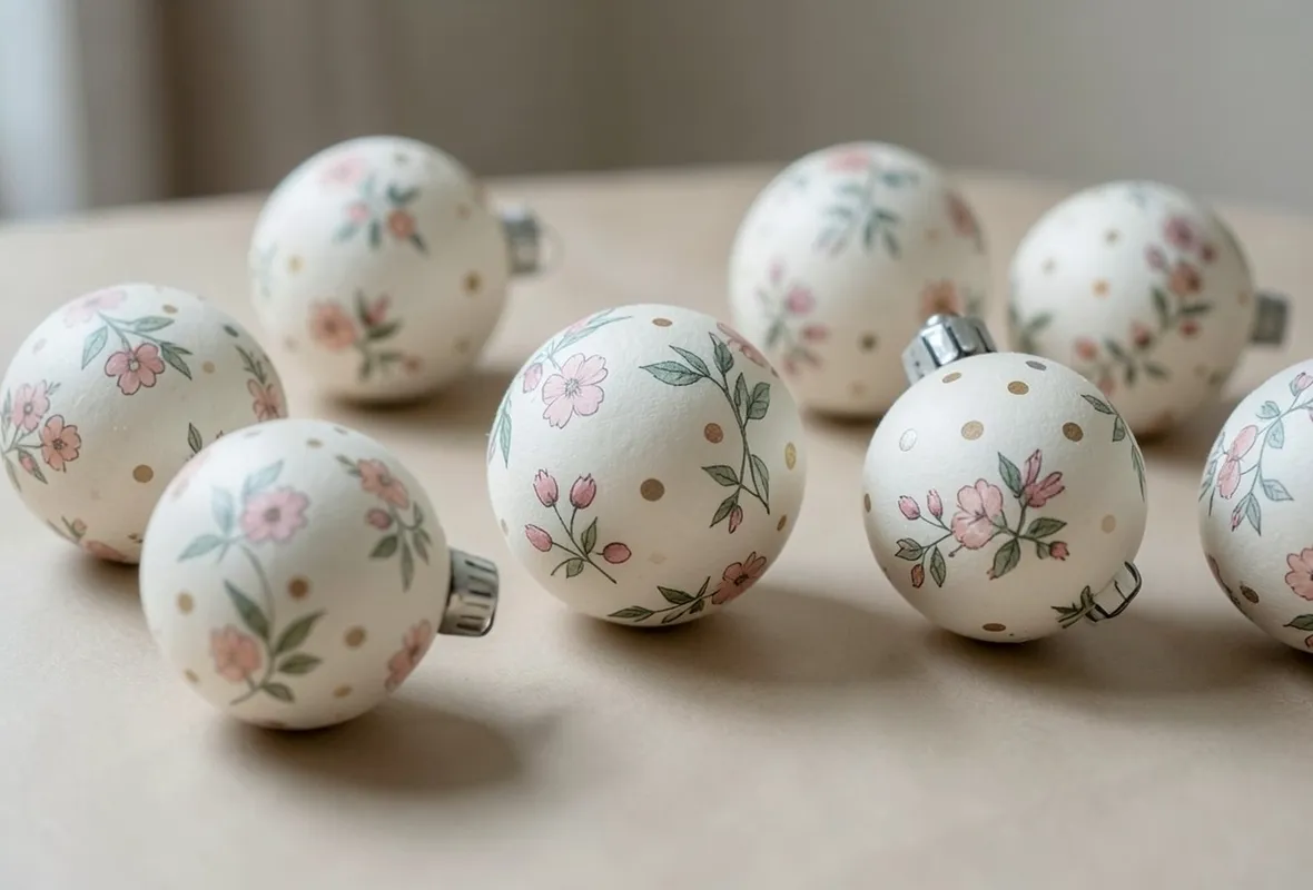 Palline di natale fai da te