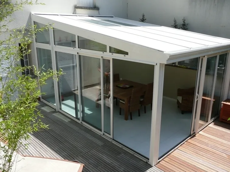 veranda in alluminio