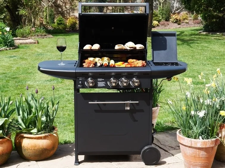 barbecue a gas
