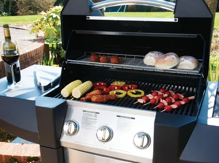 esempio di barbecue a gas