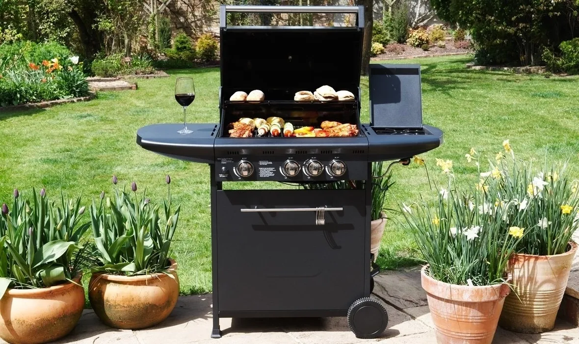 barbecue a gas