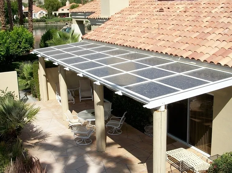 Tettoia fotovoltaica