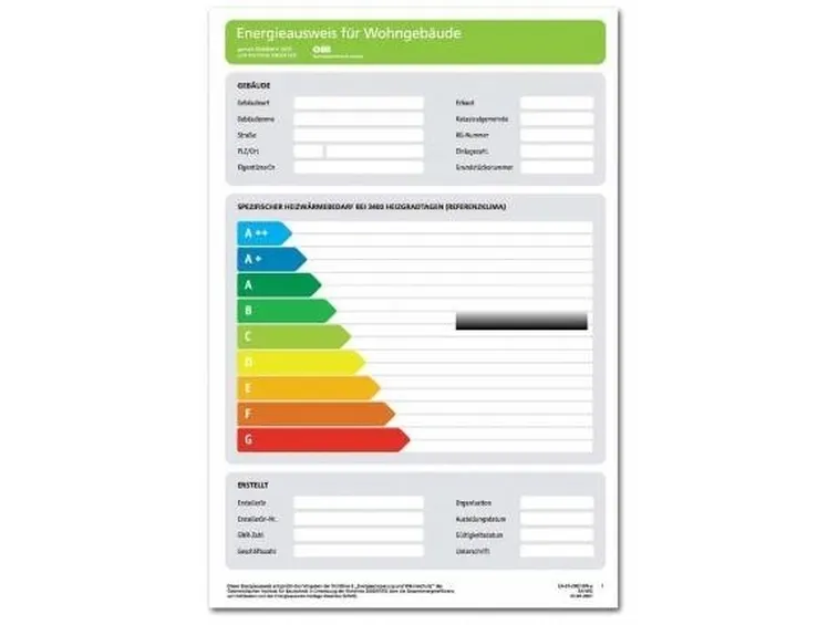 attestato di certificazione energetica