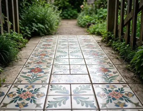 Mattonelle per giardini