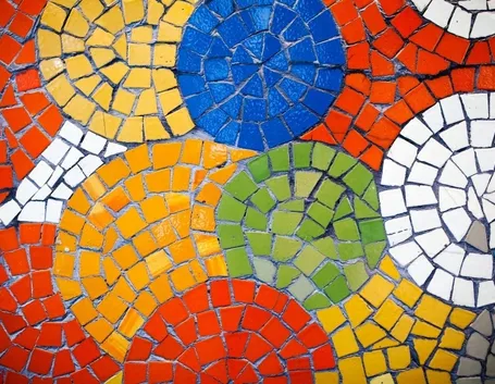 Tessere da mosaico fai da te colorate