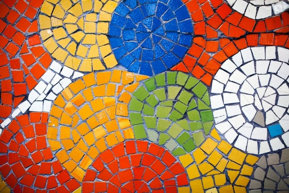Tessere da mosaico fai da te colorate