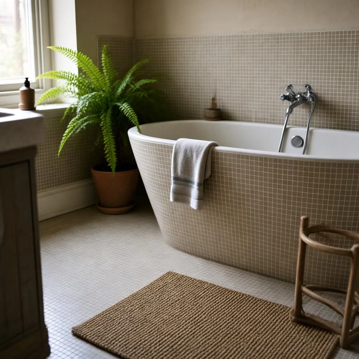 piastrelle bagno mosaico