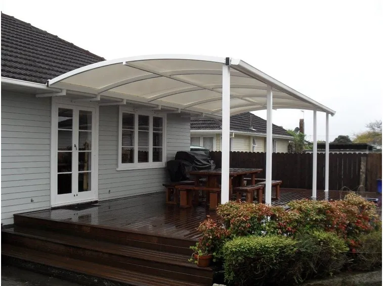 tettoia in pvc