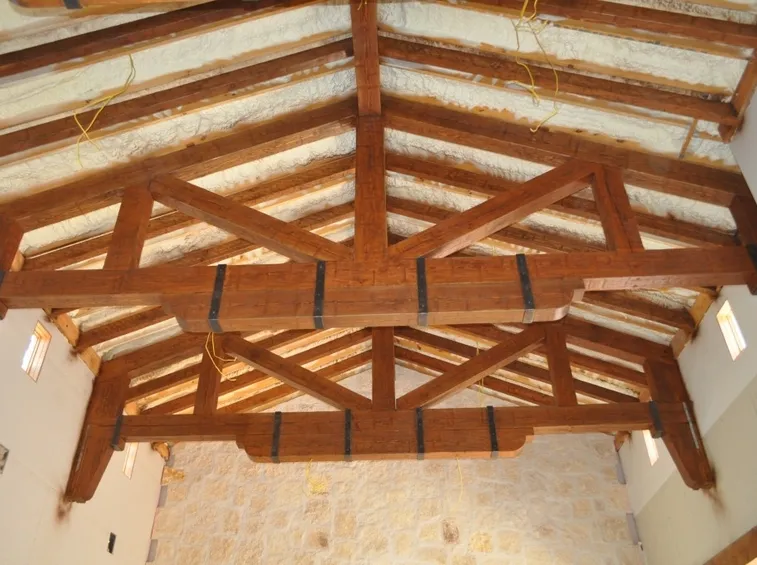 travi in legno per tetto