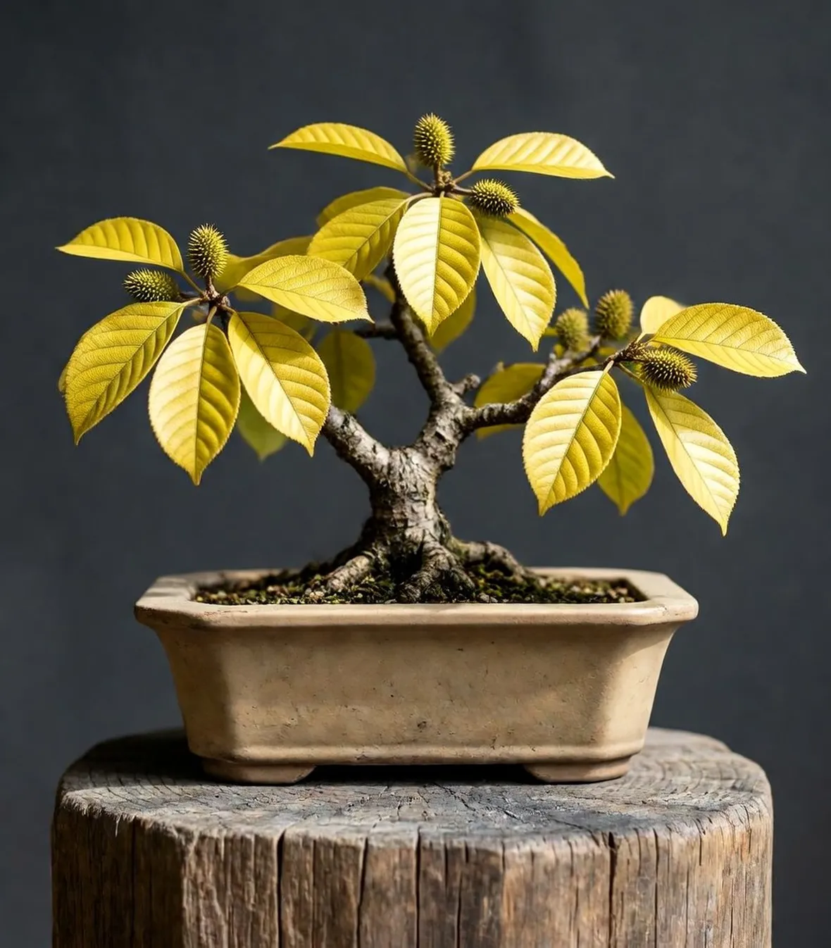 bonsai castagno