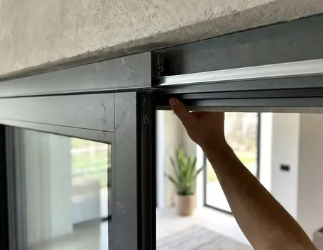 Montare una porta scorrevole esterna al muro