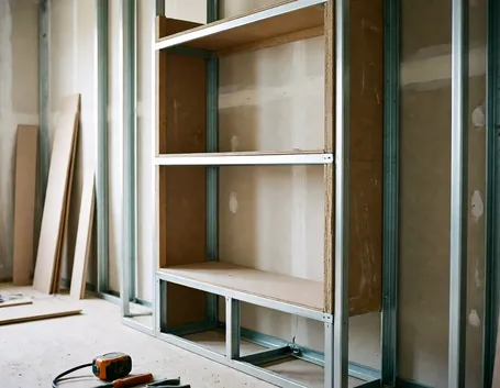 libreria di cartongesso