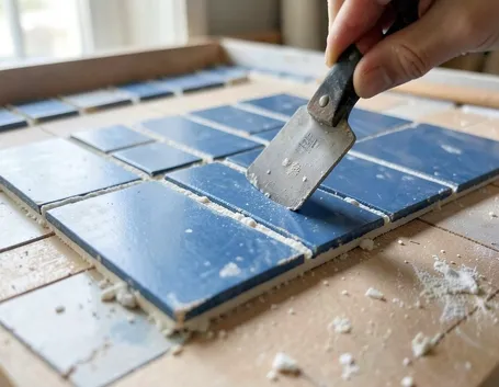 mosaico con mattonelle tutorial